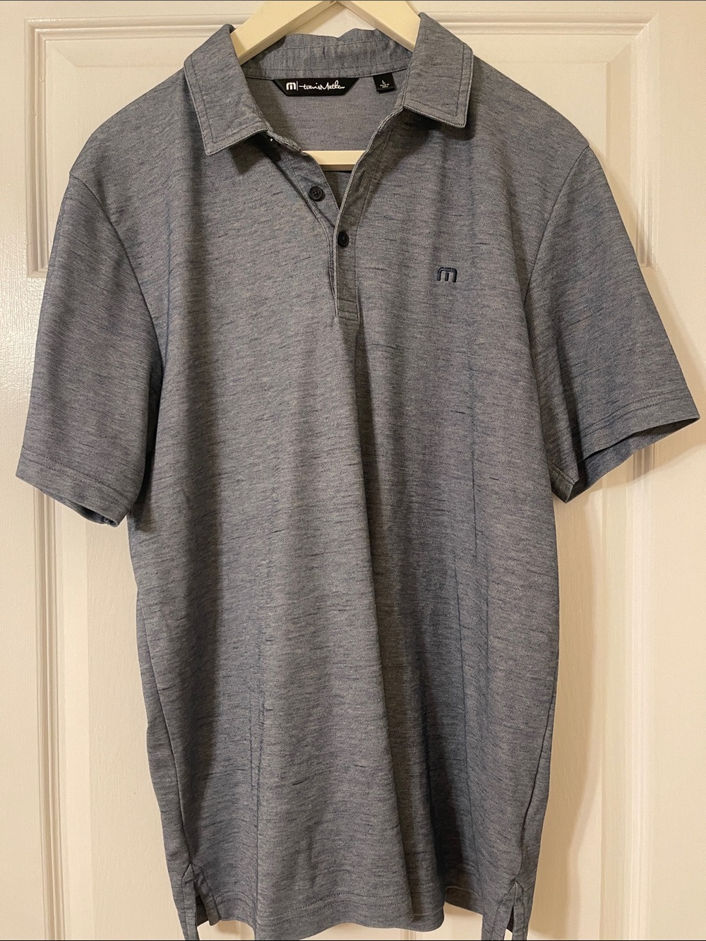Travis Mathew Heather Gray Polo